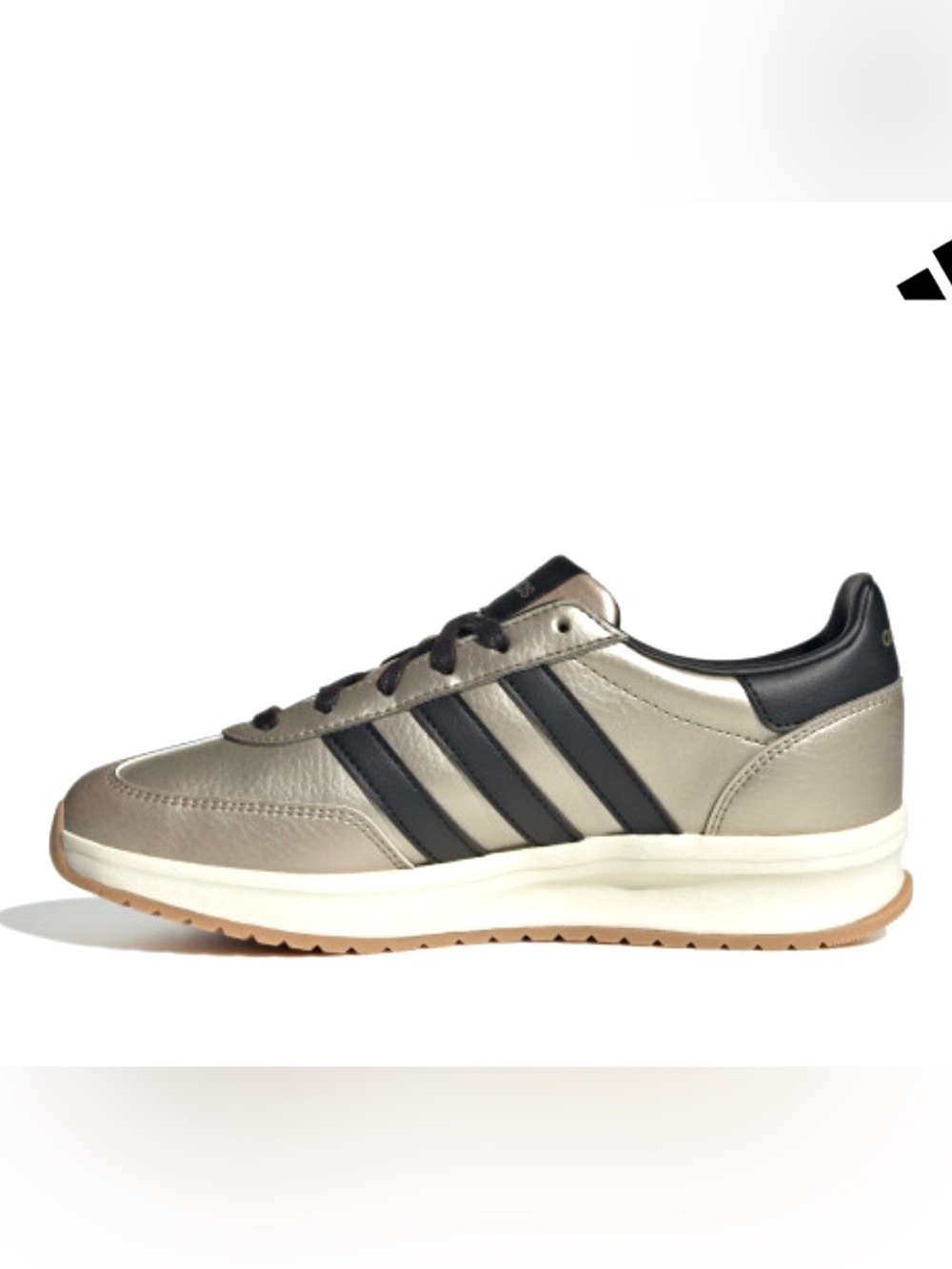 adidas Run 2.0 70s women’s Sneakers — Metallic Silver & Black